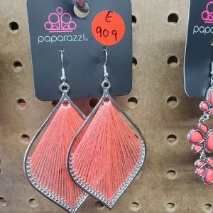 Pink earrings